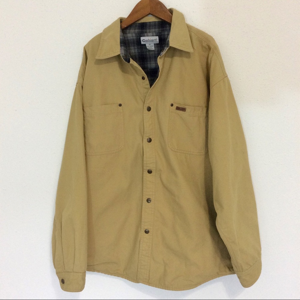 Carhartt men's insulated work shirt flannel Xl